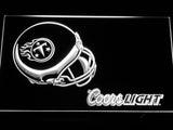 Tennessee Titans Coors Light LED Neon Sign USB - White - TheLedHeroes