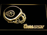 Tennessee Titans Coors Light LED Neon Sign USB - Yellow - TheLedHeroes