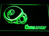 Washington Redskins Coors Light LED Neon Sign Electrical - Green - TheLedHeroes