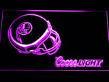 Washington Redskins Coors Light LED Neon Sign USB - Purple - TheLedHeroes