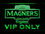 FREE Magners VIP Only LED Sign - Green - TheLedHeroes