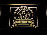 Dallas Cowboys (5) LED Sign - Yellow - TheLedHeroes