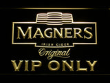 FREE Magners VIP Only LED Sign - Yellow - TheLedHeroes