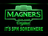 Magners It's 5pm Somewhere LED Neon Sign USB - Green - TheLedHeroes