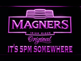 Magners It's 5pm Somewhere LED Neon Sign USB - Purple - TheLedHeroes