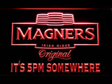 Magners It's 5pm Somewhere LED Neon Sign USB - Red - TheLedHeroes
