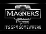 Magners It's 5pm Somewhere LED Neon Sign USB - White - TheLedHeroes