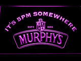 FREE Murphy's It's 5pm Somewhere LED Sign - Purple - TheLedHeroes