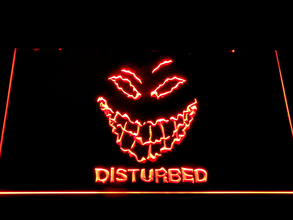 FREE Disturbed LED Sign - Red - TheLedHeroes