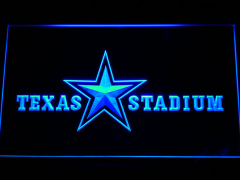 FREE Dallas Cowboys Texas Stadium LED Sign - Blue - TheLedHeroes