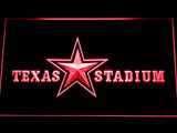 Dallas Cowboys Texas Stadium LED Neon Sign Electrical - Red - TheLedHeroes