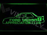 Ford Sierra Appreciation Club LED Sign - Green - TheLedHeroes