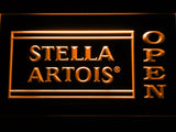 Stella Artois Open (2) LED Neon Sign USB - Orange - TheLedHeroes