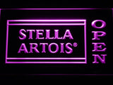 Stella Artois Open (2) LED Neon Sign Electrical - Purple - TheLedHeroes