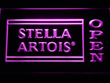 FREE Stella Artois Open (2) LED Sign - Purple - TheLedHeroes