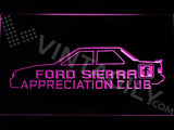 Ford Sierra Appreciation Club LED Sign - Purple - TheLedHeroes