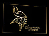 Minnesota Vikings LED Sign - Yellow - TheLedHeroes