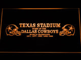 Dallas Cowboys Texas Stadium WC  LED Neon Sign USB - Orange - TheLedHeroes