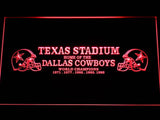 Dallas Cowboys Texas Stadium WC  LED Neon Sign Electrical - Red - TheLedHeroes