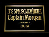 FREE Captain Morgan Jamaica Rum It's 5pm Somewhere LED Sign -  - TheLedHeroes