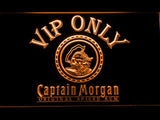 Captain Morgan Spiced Rum VIP Only LED Neon Sign USB - Orange - TheLedHeroes