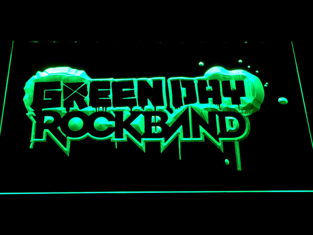 Green-Day Rockband LED Neon Sign Electrical - Green - TheLedHeroes