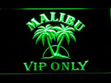 Malibu VIP Only LED Neon Sign USB - Green - TheLedHeroes