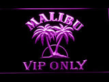 Malibu VIP Only LED Neon Sign USB - Purple - TheLedHeroes