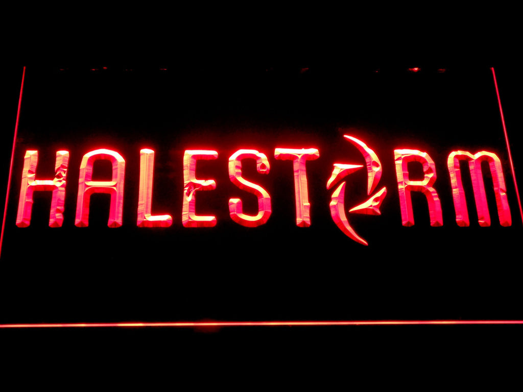 Halestorm LED Neon Sign Electrical - Red - TheLedHeroes