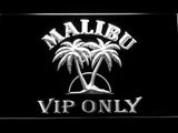 Malibu VIP Only LED Neon Sign USB - White - TheLedHeroes