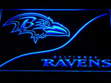 Baltimore Ravens (5) LED Neon Sign USB - Blue - TheLedHeroes
