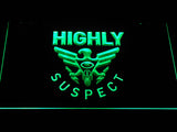 Highly Suspect LED Sign - Green - TheLedHeroes