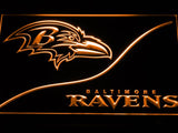 Baltimore Ravens (5) LED Neon Sign USB - Orange - TheLedHeroes