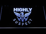 Highly Suspect LED Sign - White - TheLedHeroes