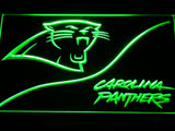 Carolina Panthers (4) LED Neon Sign USB - Green - TheLedHeroes