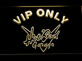 FREE Hot Rod Garage VIP Only LED Sign - Yellow - TheLedHeroes