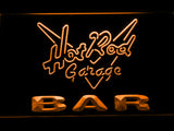 FREE Hot Rod Garage Bar LED Sign - Orange - TheLedHeroes