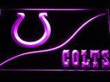 Indianapolis Colts Yell Scream Go Horse LED Sign - Purple - TheLedHeroes