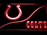 Indianapolis Colts Yell Scream Go Horse LED Neon Sign Electrical - Red - TheLedHeroes