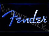 Fender 2 LED Neon Sign Electrical - Blue - TheLedHeroes