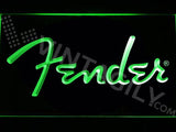 Fender 2 LED Neon Sign Electrical - Green - TheLedHeroes
