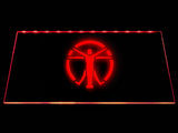 Fallout the Institute Flag LED Sign - Red - TheLedHeroes