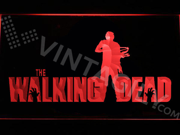 The Walking Dead 3 LED Sign - Red - TheLedHeroes