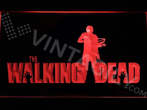 The Walking Dead 3 LED Neon Sign USB - Red - TheLedHeroes