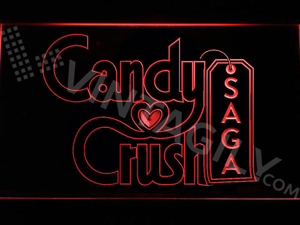 FREE Candy Crush Saga LED Sign - Red - TheLedHeroes