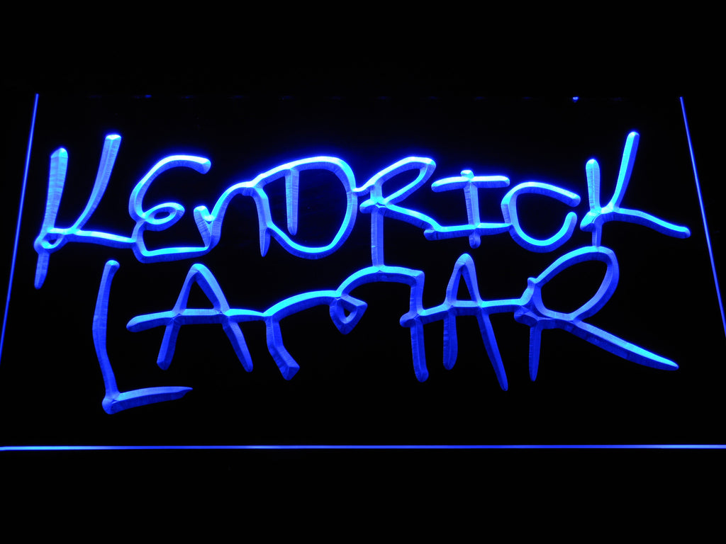 FREE Kendrick Lamar LED Sign - Blue - TheLedHeroes