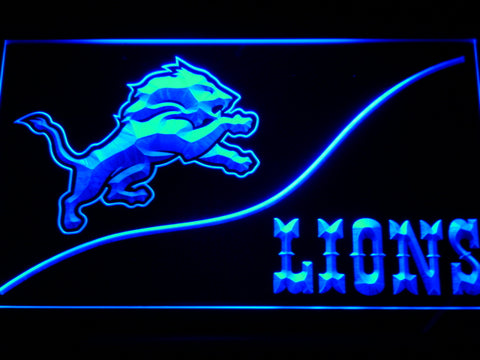 Detroit Lions (4) LED Sign -  - TheLedHeroes