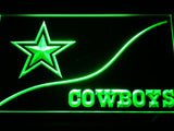 Dallas Cowboys (6) LED Neon Sign Electrical - Green - TheLedHeroes