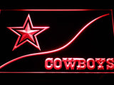 Dallas Cowboys (6) LED Neon Sign Electrical - Red - TheLedHeroes