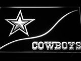 Dallas Cowboys (6) LED Neon Sign Electrical - White - TheLedHeroes